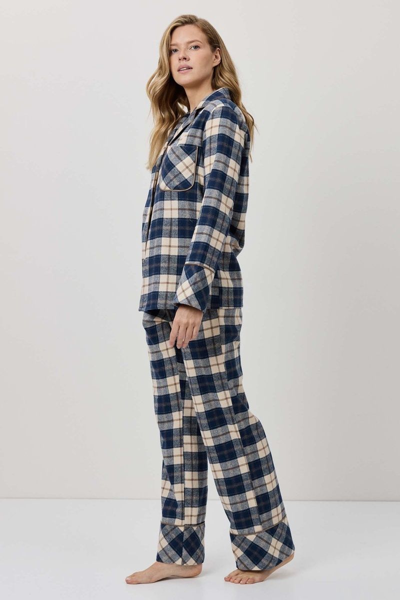 Pijama din flanelă cu pantaloni Aruelle Morgana &mdash; Jolie
