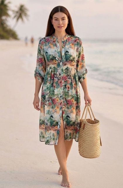 Платье рубашка из вискозы ORY W261095 9 &mdash; Jolie