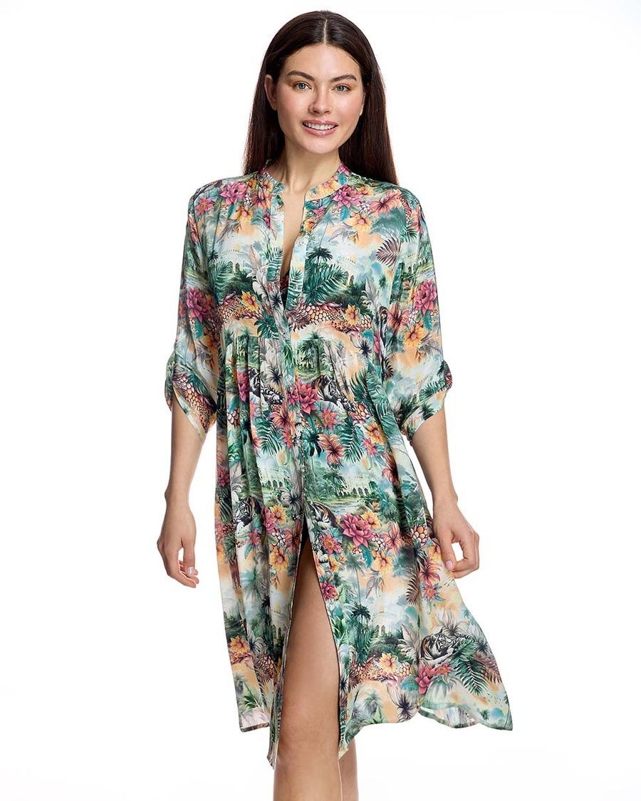 Rochie cămasă din v&acirc;scoză ORY W261095 9 &mdash; Jolie