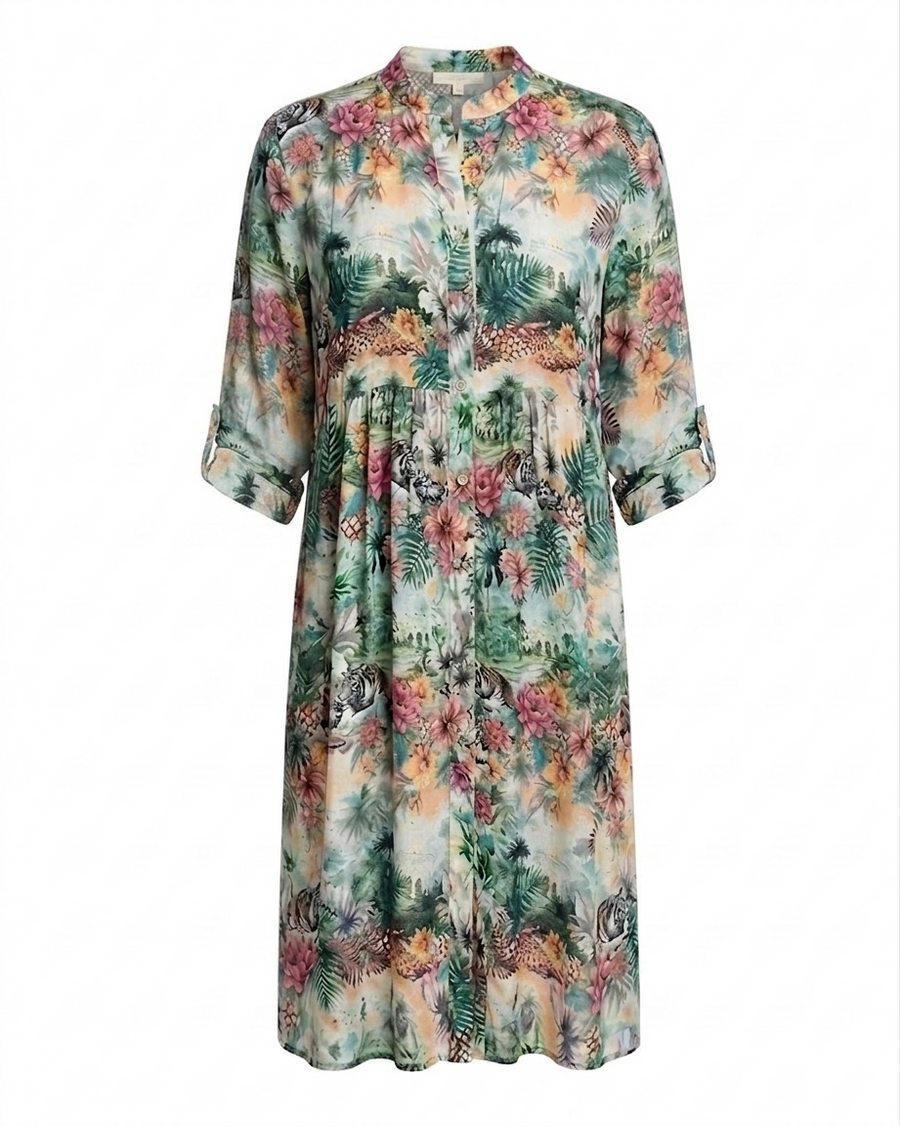 Rochie cămasă din v&acirc;scoză ORY W261095 9 &mdash; Jolie