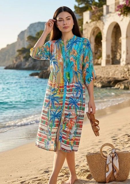 Платье рубашка из вискозы W260695_9 &mdash; Jolie