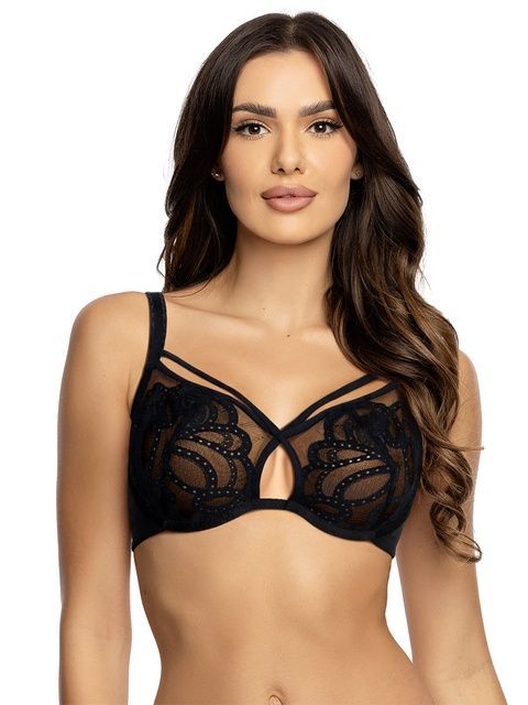 Sutien din dantelă cu straps Orhideja 104-213 &mdash; Jolie