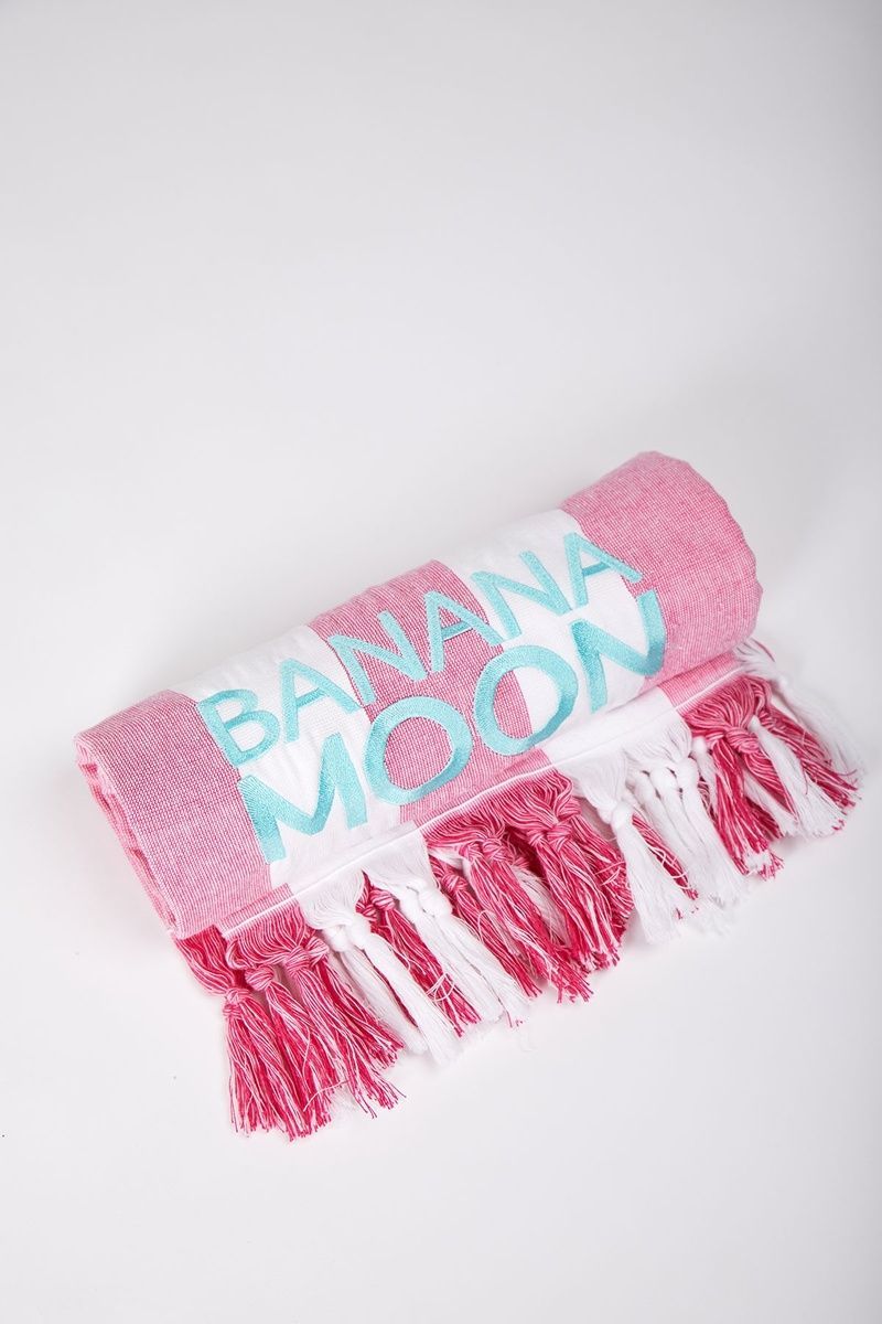 Prosop de plajă Banana Moon Alissia Marbella Rosa &mdash; Jolie
