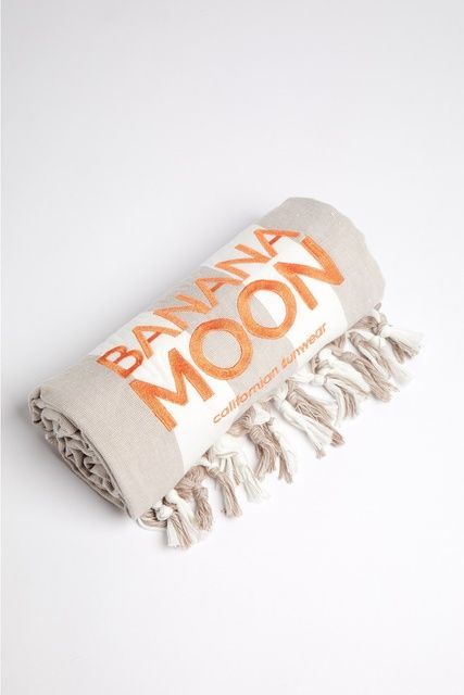 Prosop de plajă din bumbac Banana Moon